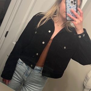 John Galt Black Corduroy Jacket